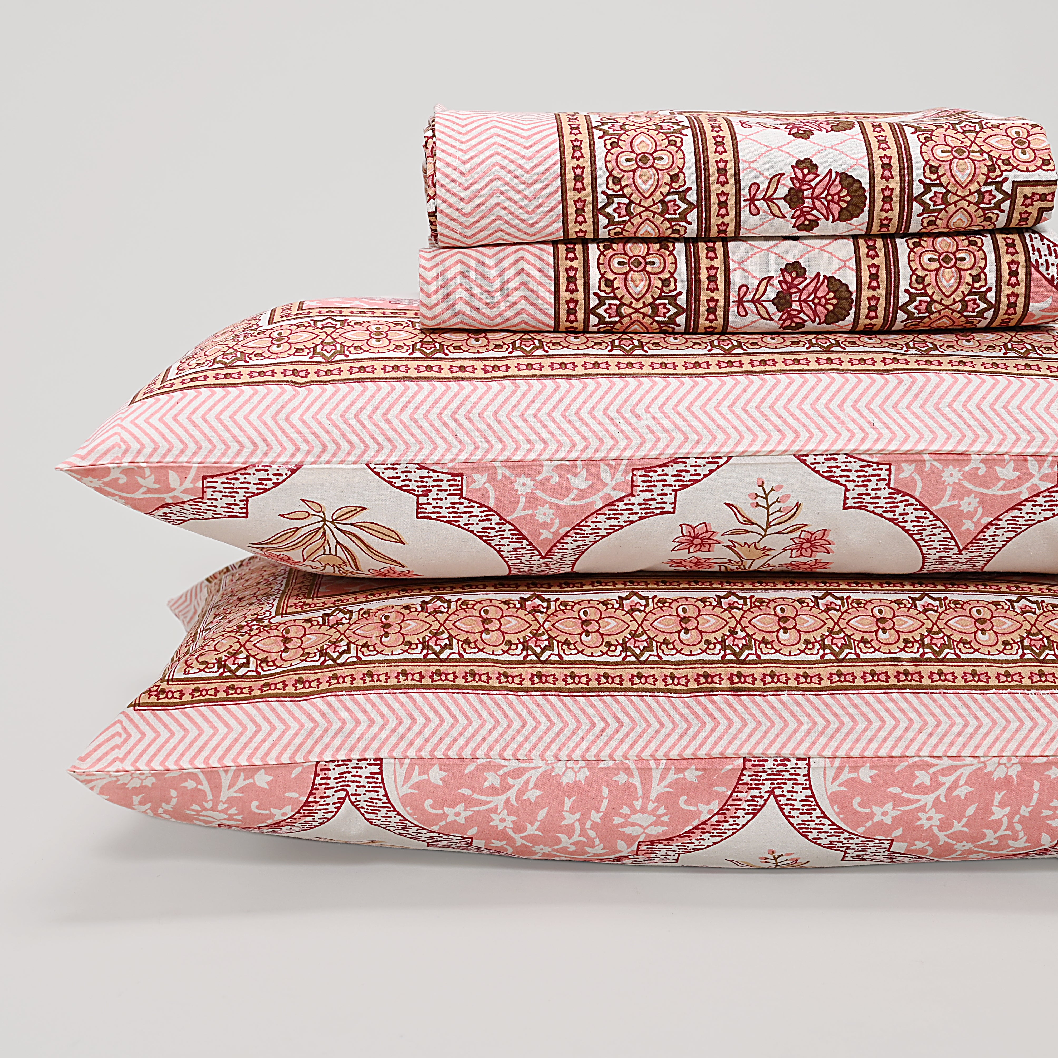 Bouquet Pink Bed Sheet