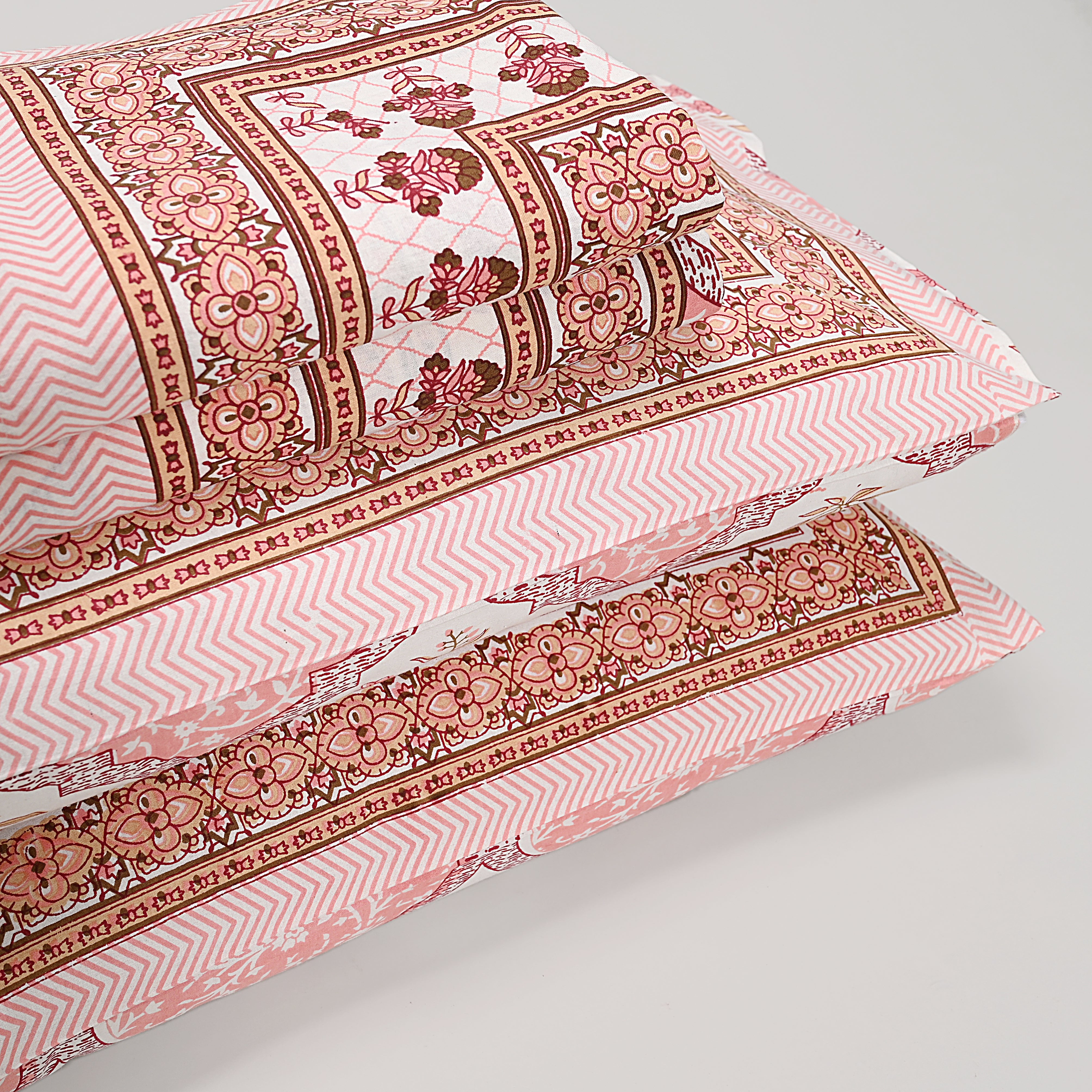 Bouquet Pink Bed Sheet