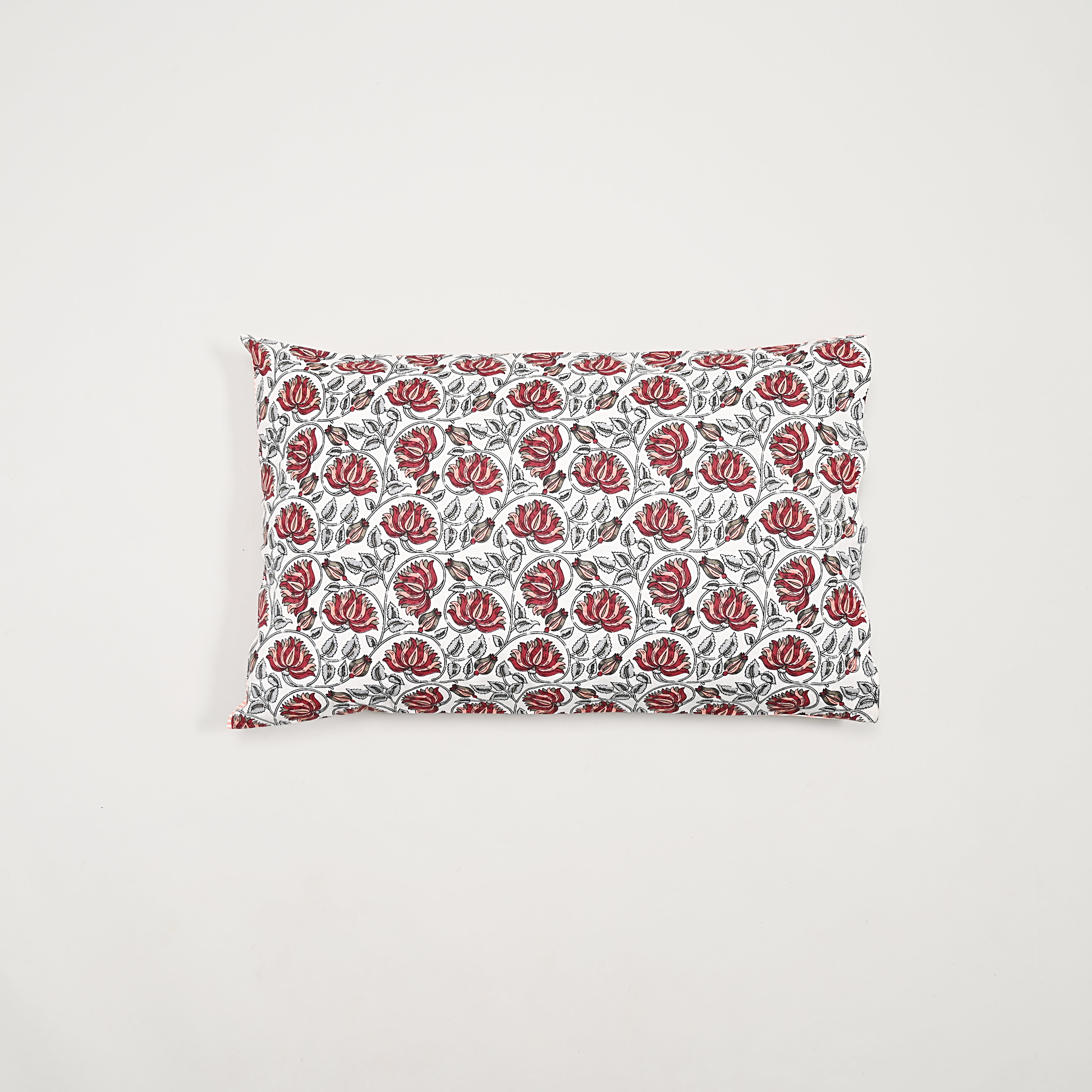 Lotus Red Bed Sheet