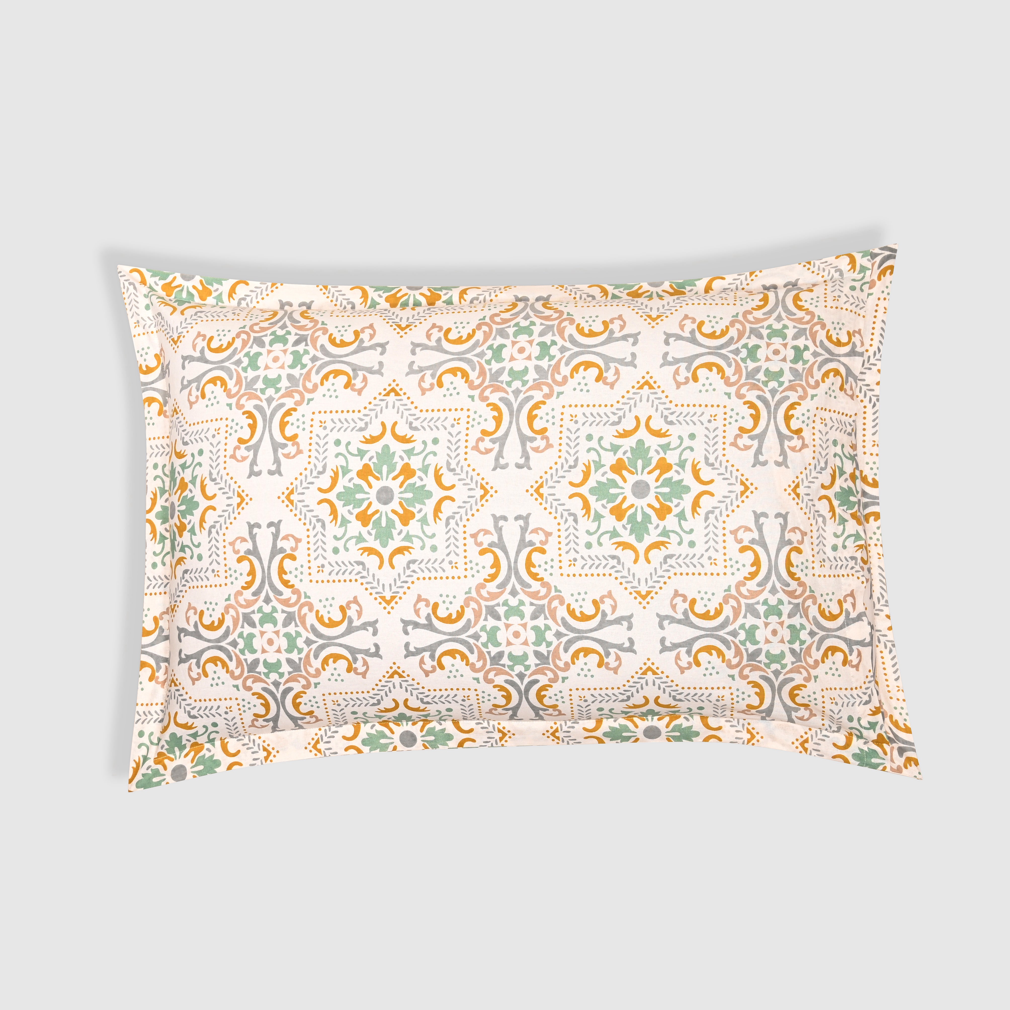 Fractalia King Size Cotton Bed Sheet Set
