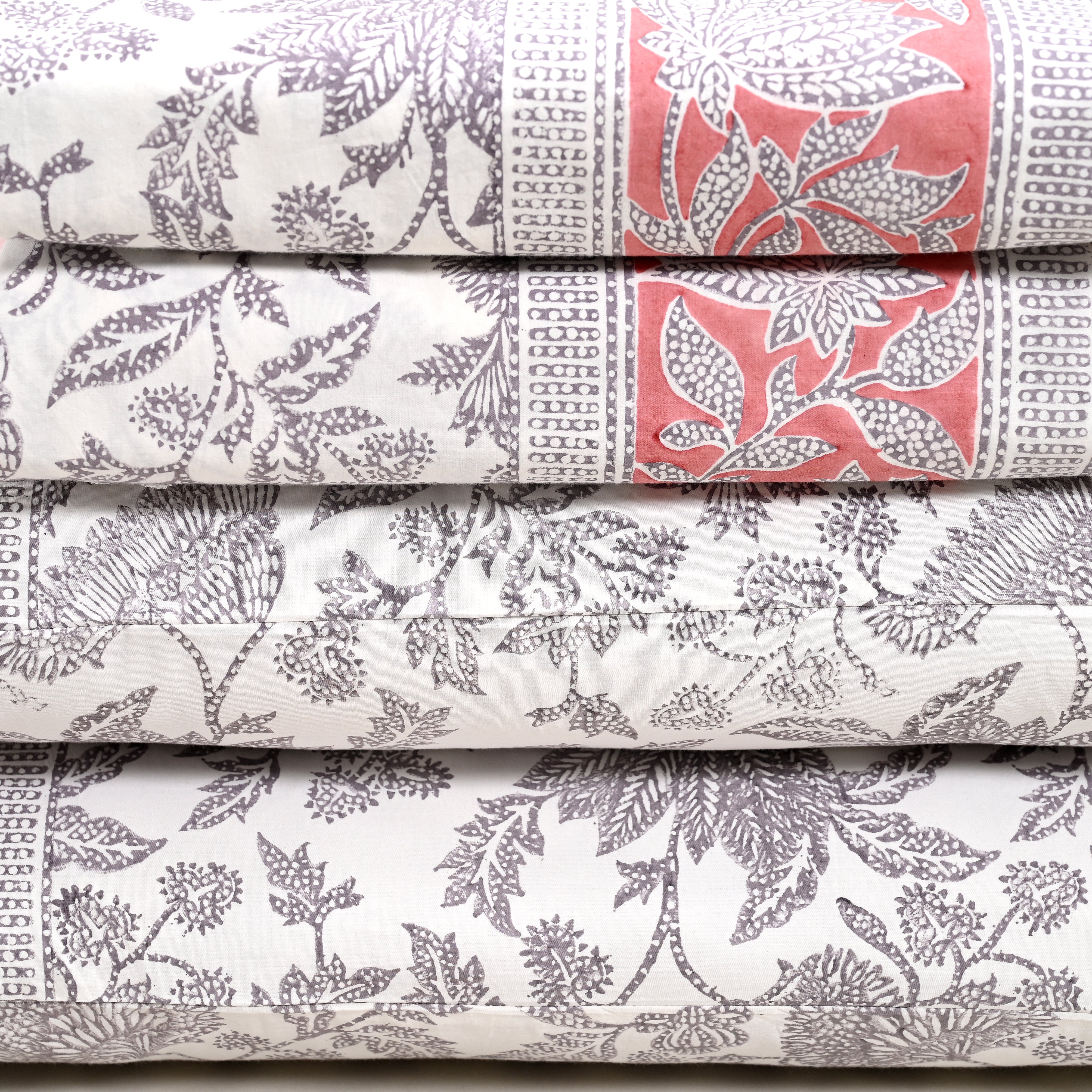 Ajrak Block Printed Bed Sheet set