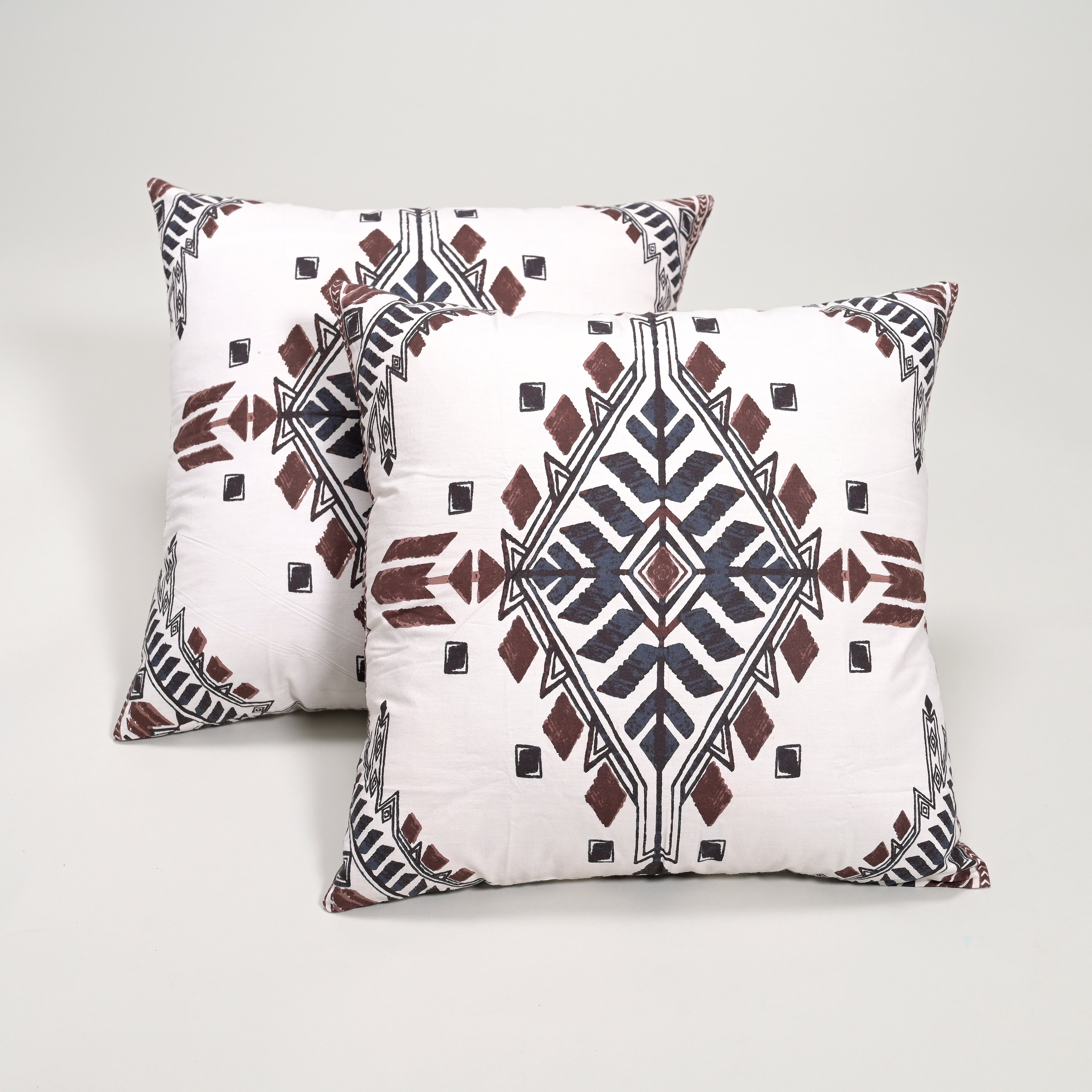 Tribal Ikkat Printed Cushion Cover Set of 2