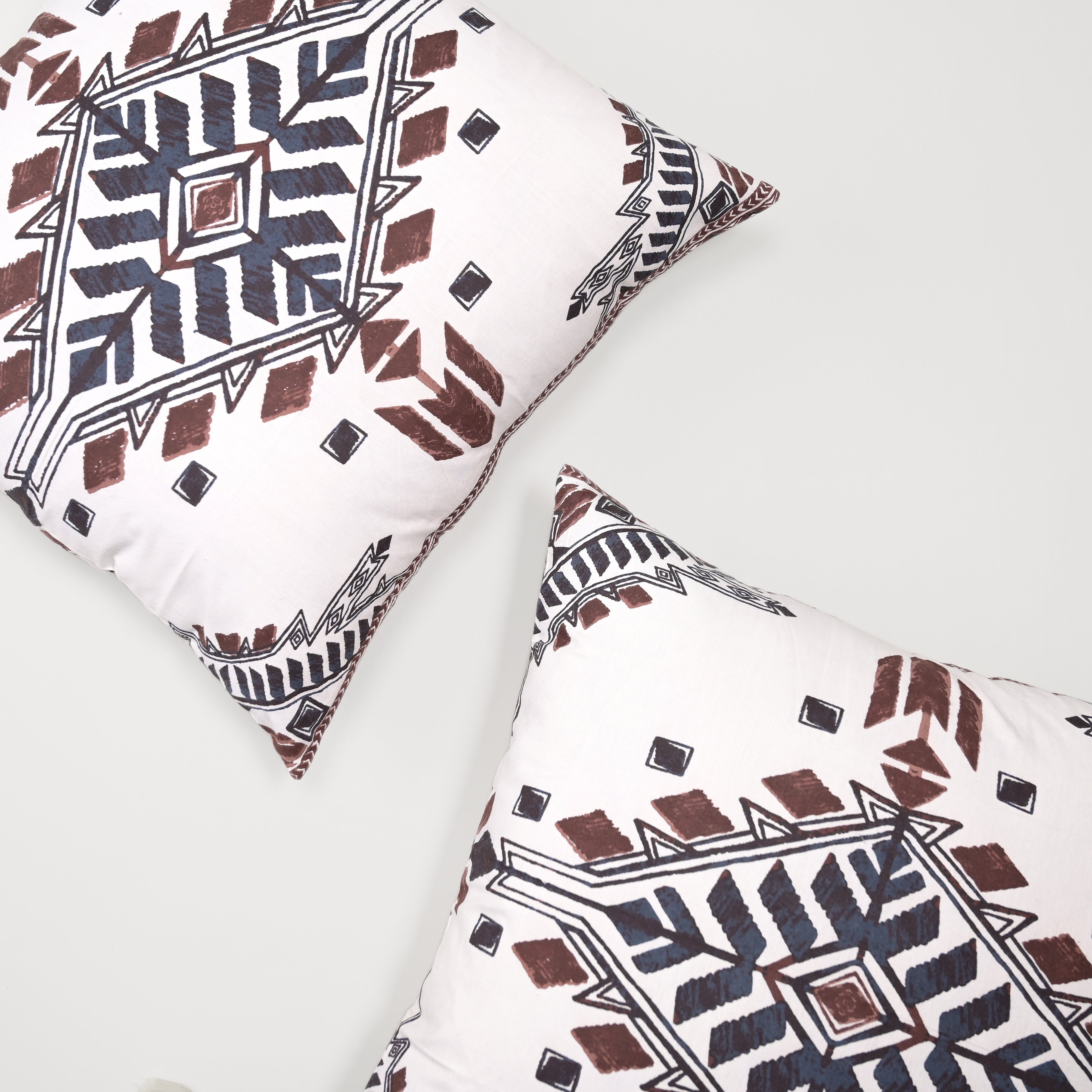 Tribal Ikkat Printed Cushion Cover Set of 2