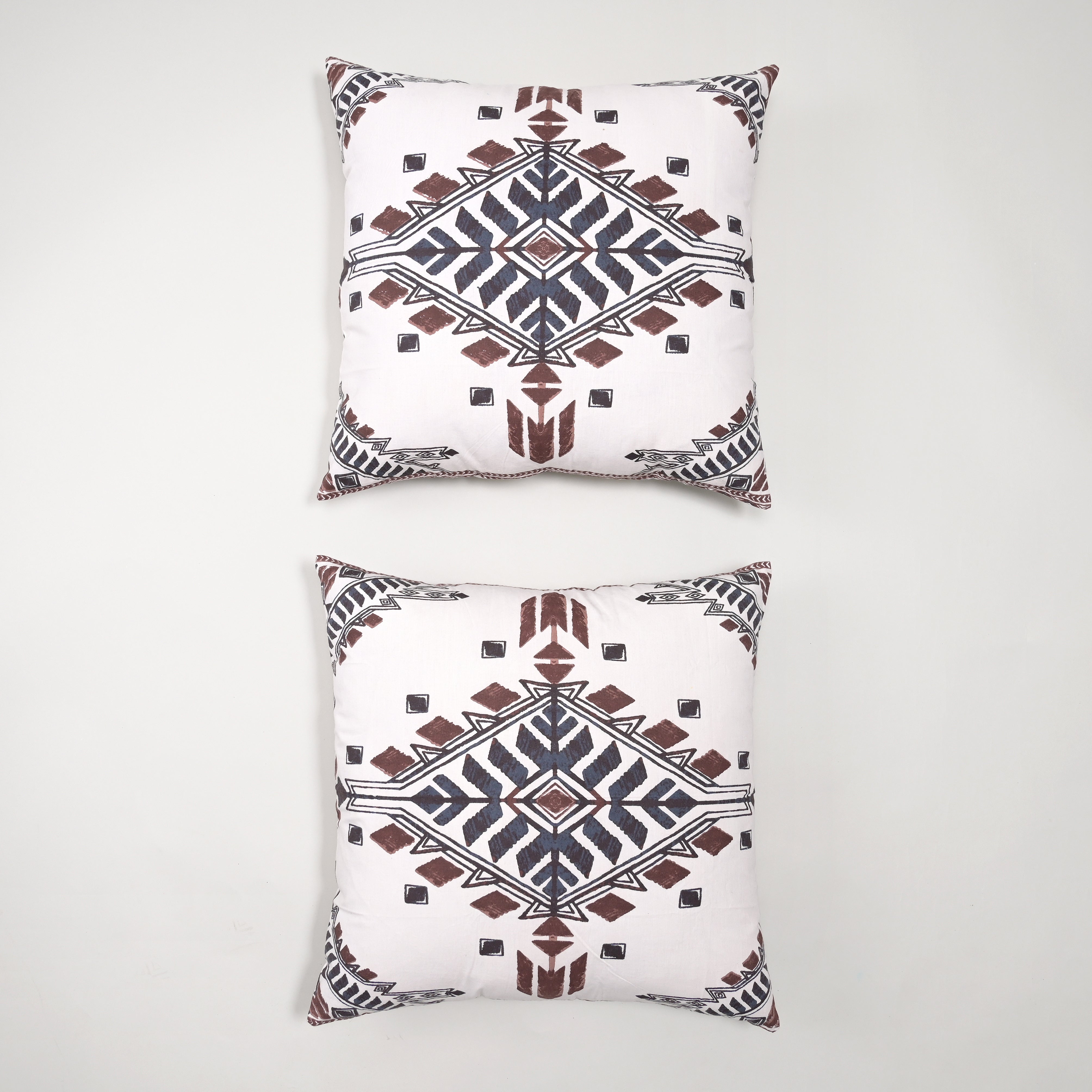 Tribal Ikkat Printed Cushion Cover Set of 2