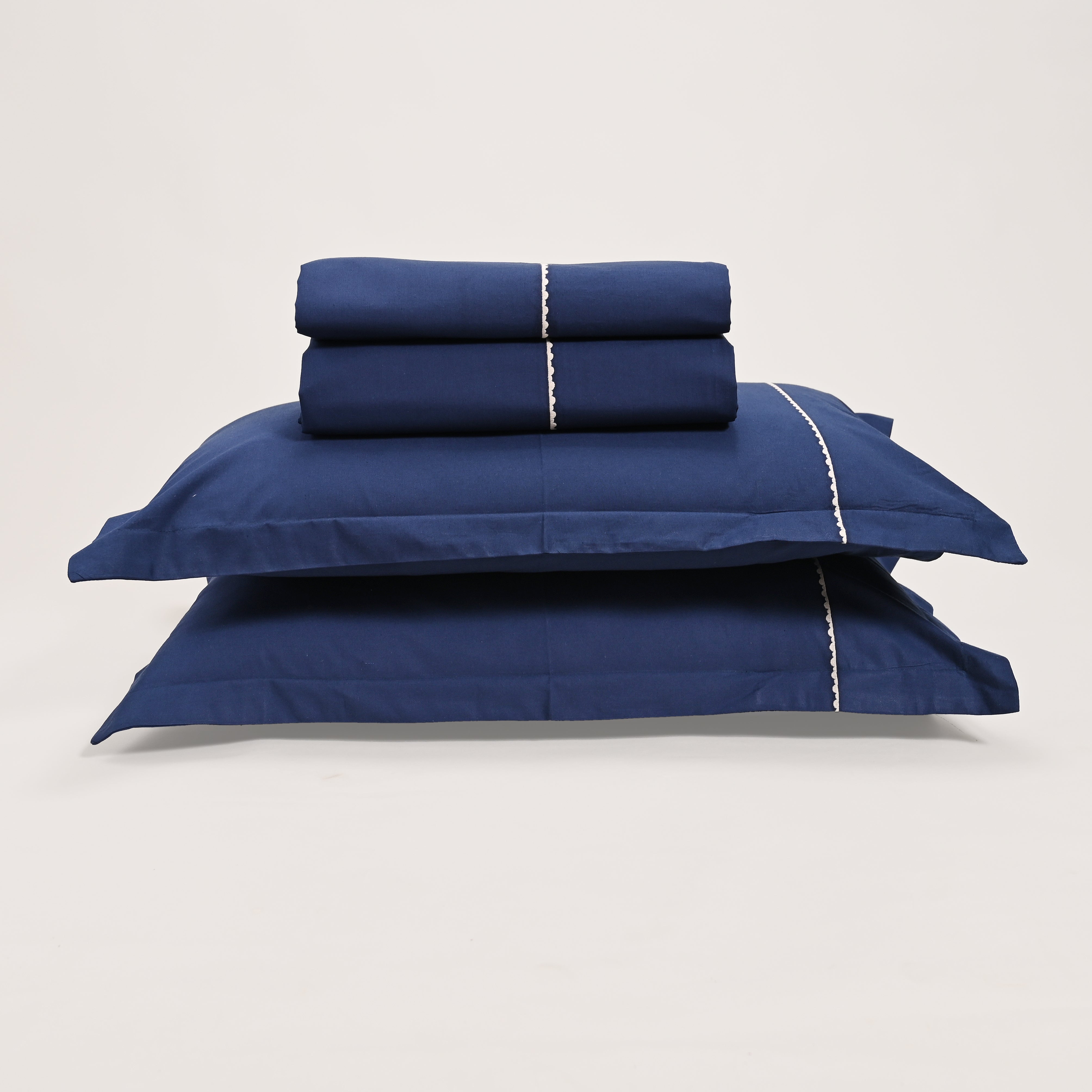 Sapphire β 300 TC Percale Embroidered Bed Sheet Set