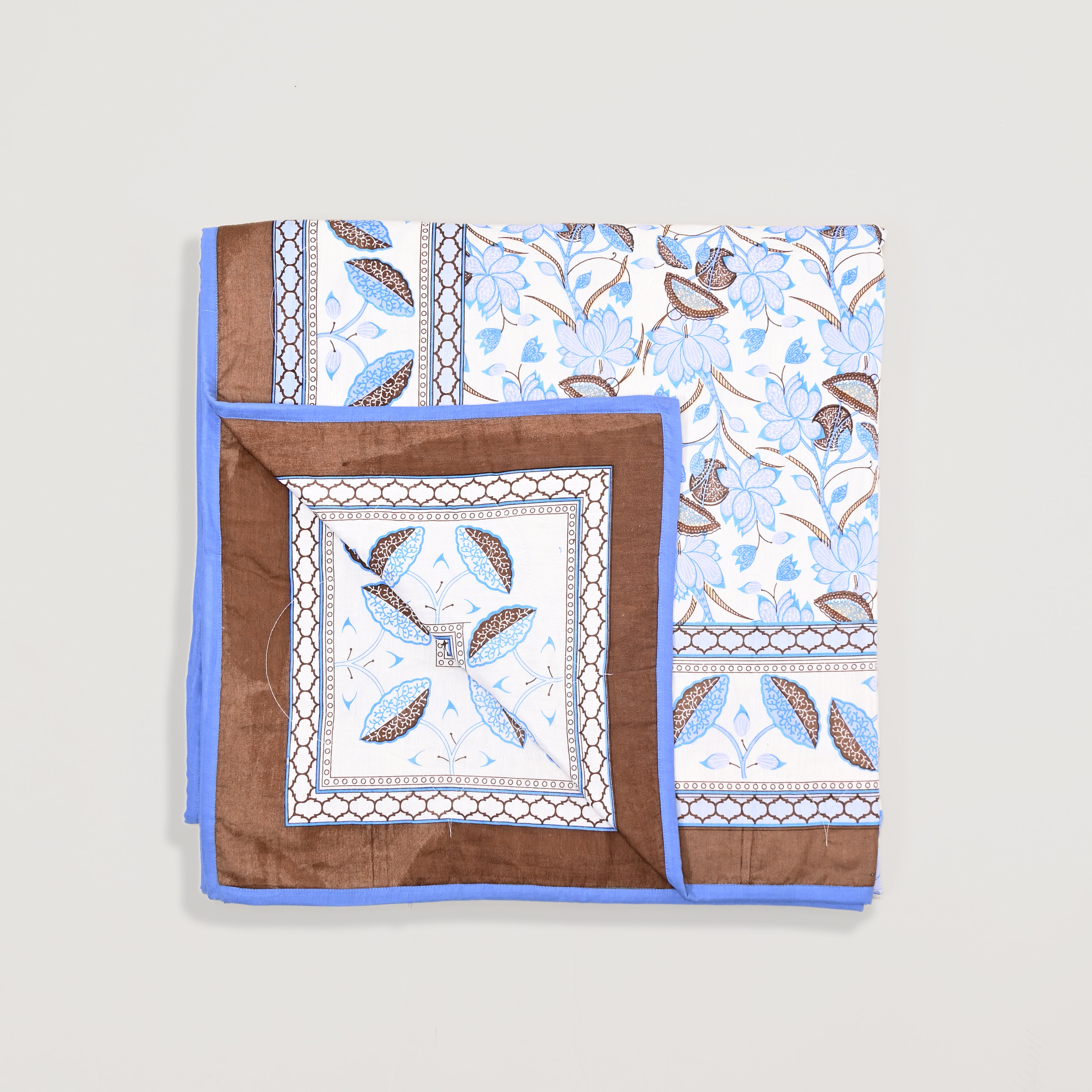 Lotus Garden Printed Lightweight Dohar