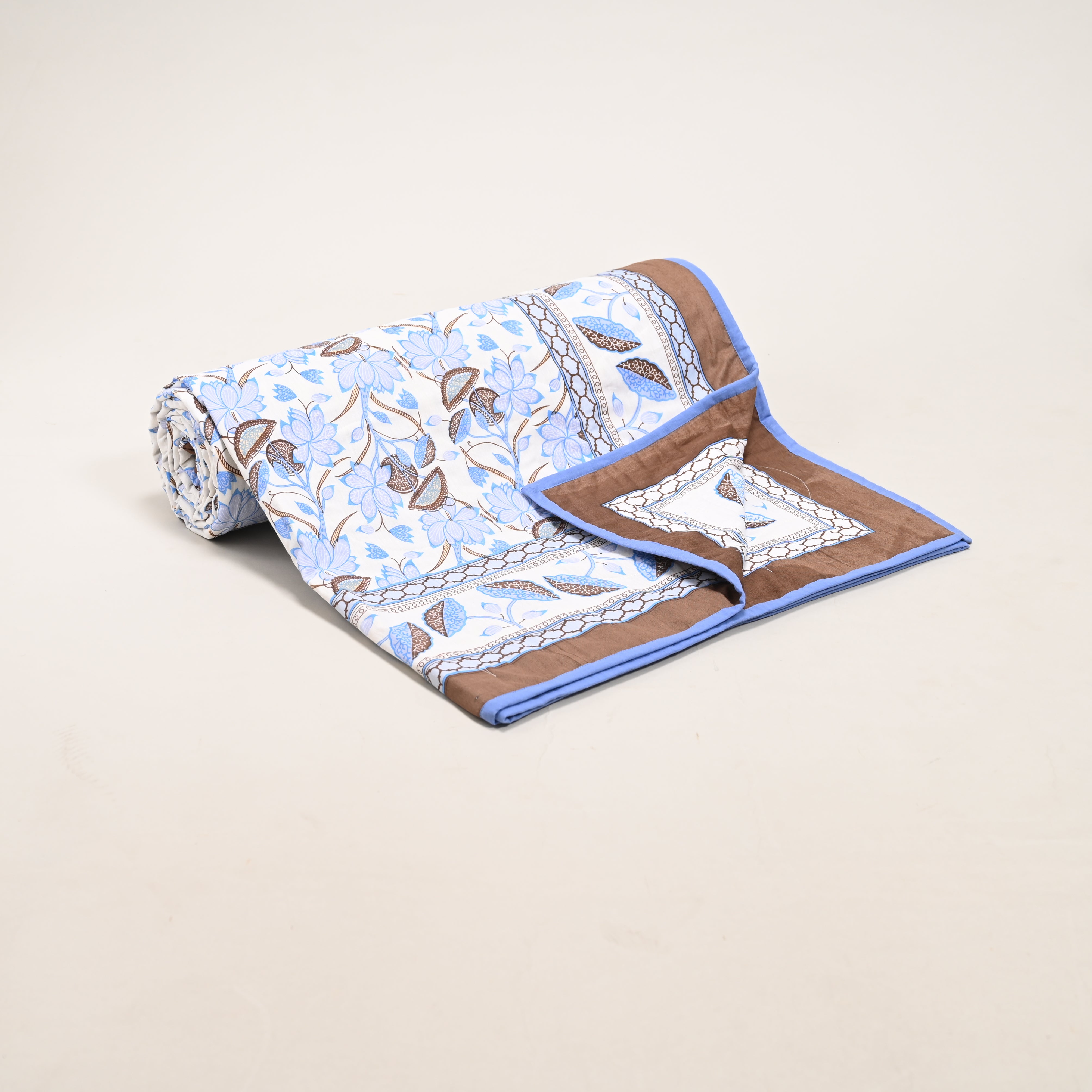 Lotus Garden Printed Lightweight Dohar