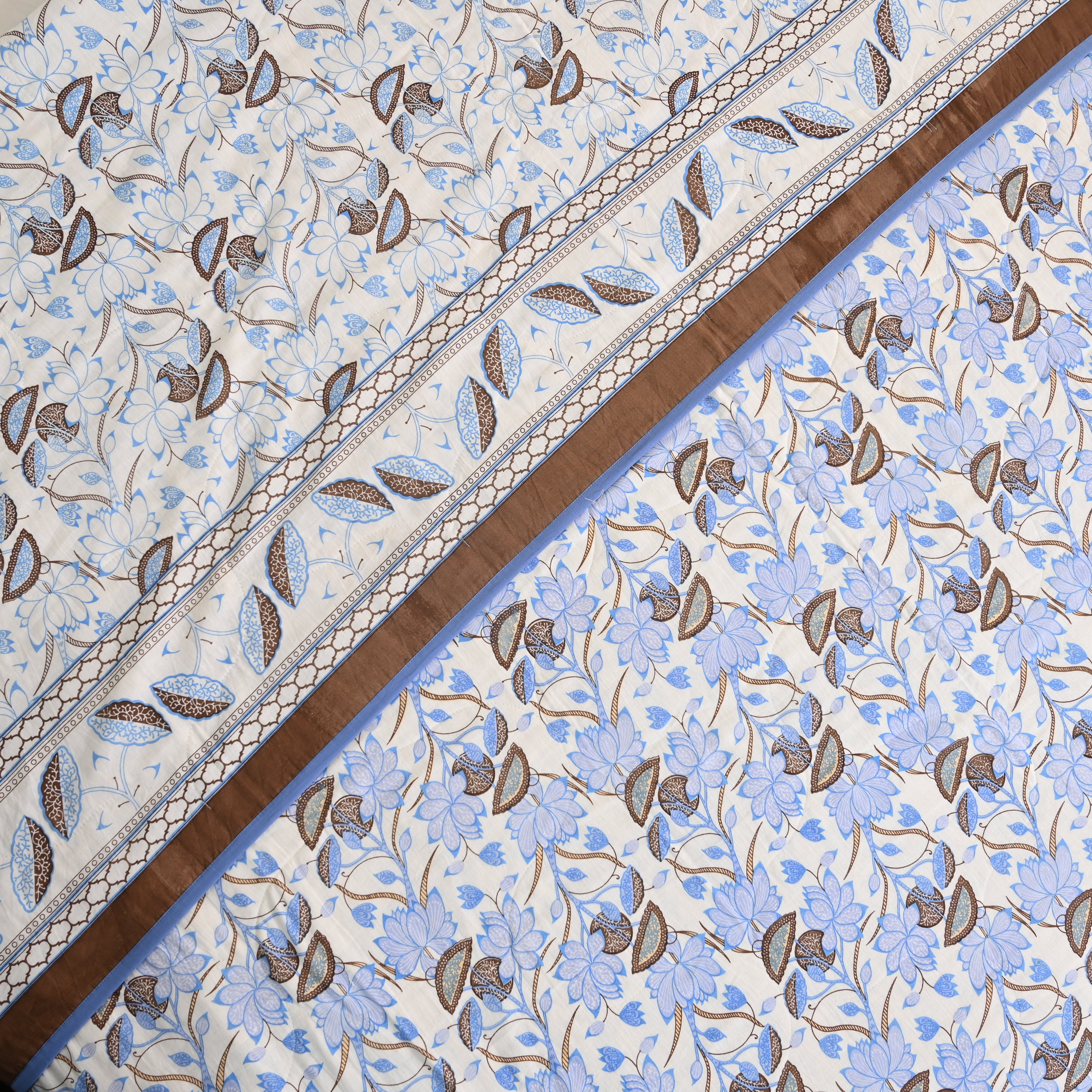 Lotus Garden Printed Lightweight Dohar