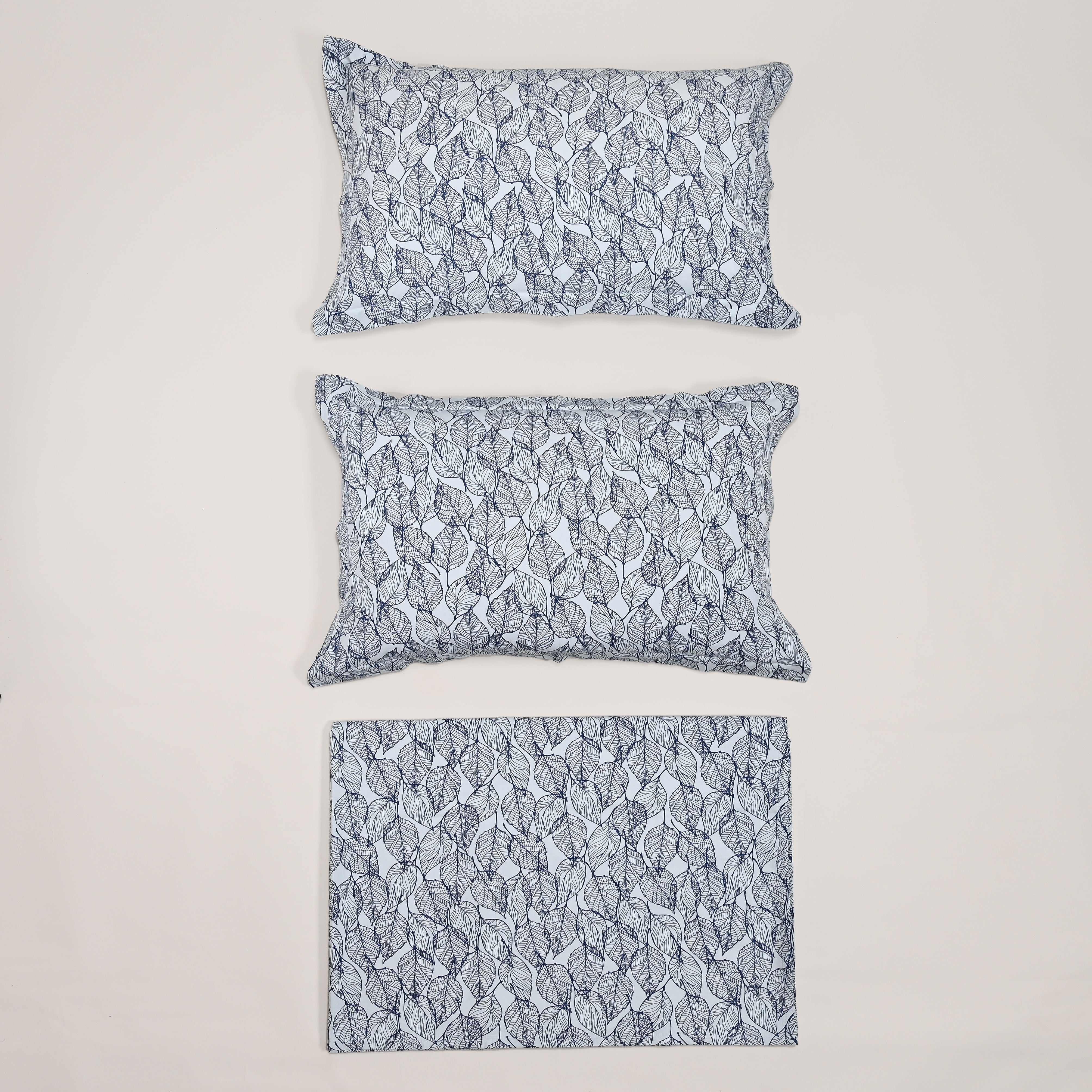 Regal Urban Leaf 300 TC Luxury Cotton Sheets – Premium Printed Bedding Set