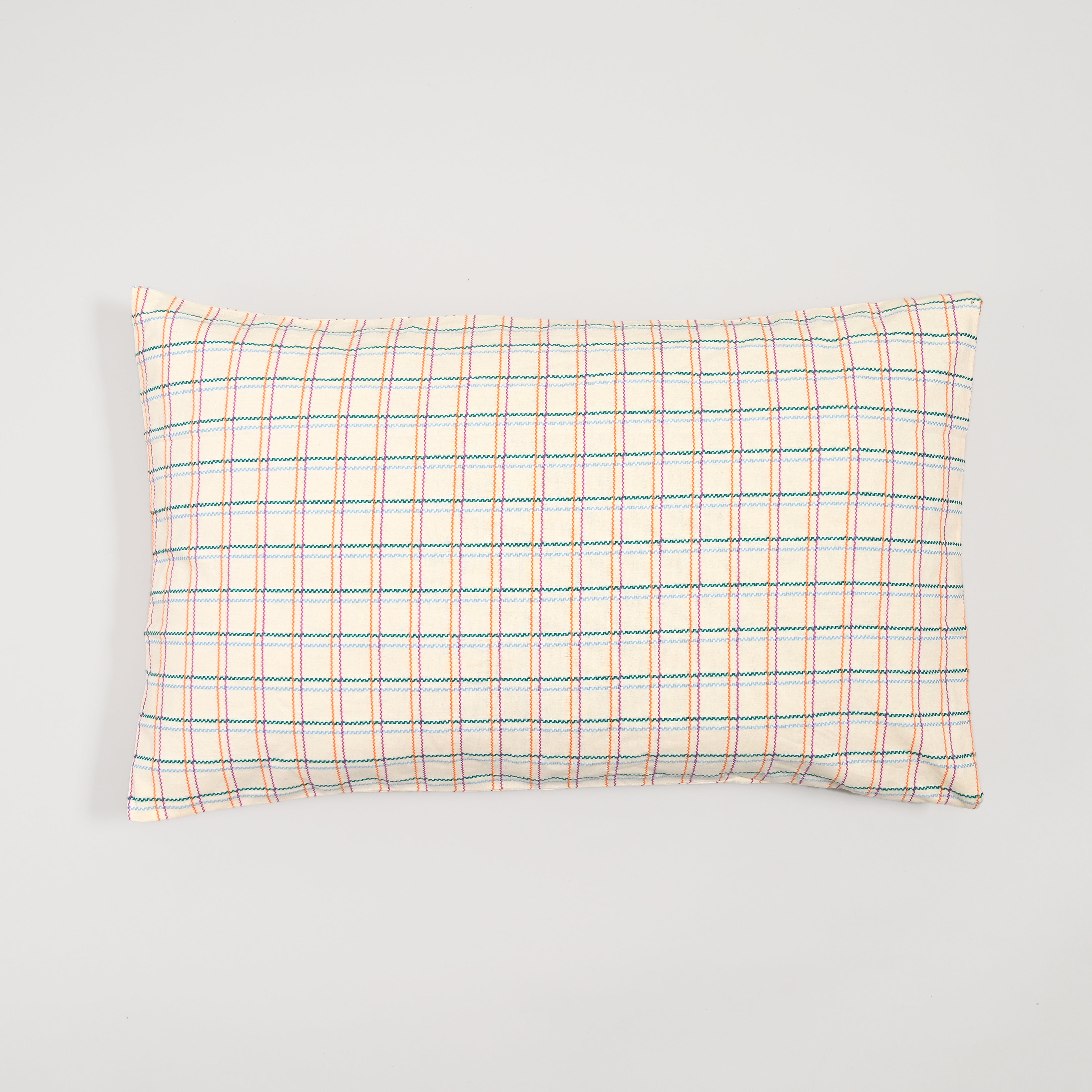 Wavy Checks Pillow Cover, Set of 2