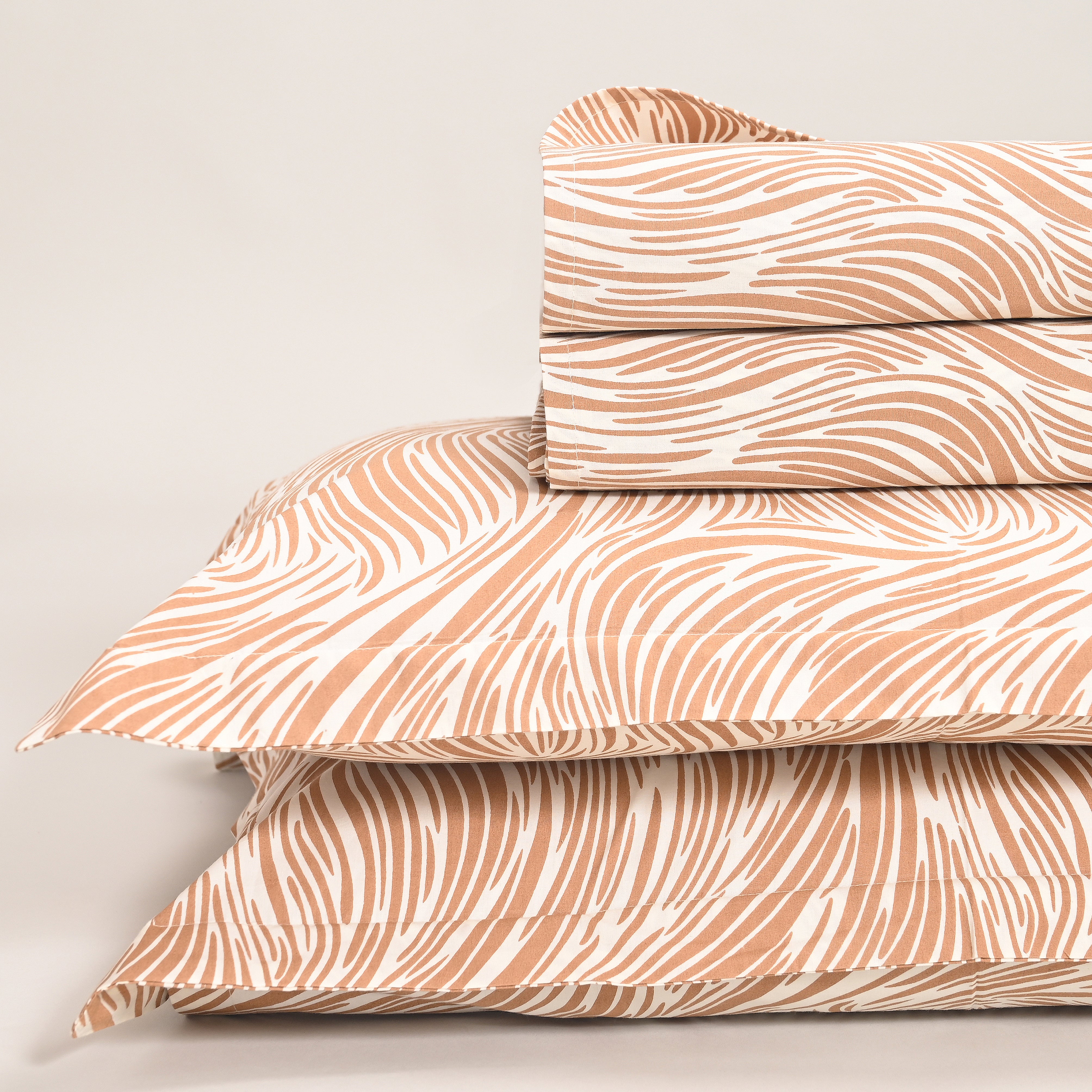 Regal Tidal Harmony 300 TC Luxury Cotton Sheets – Premium Printed Bedding Set