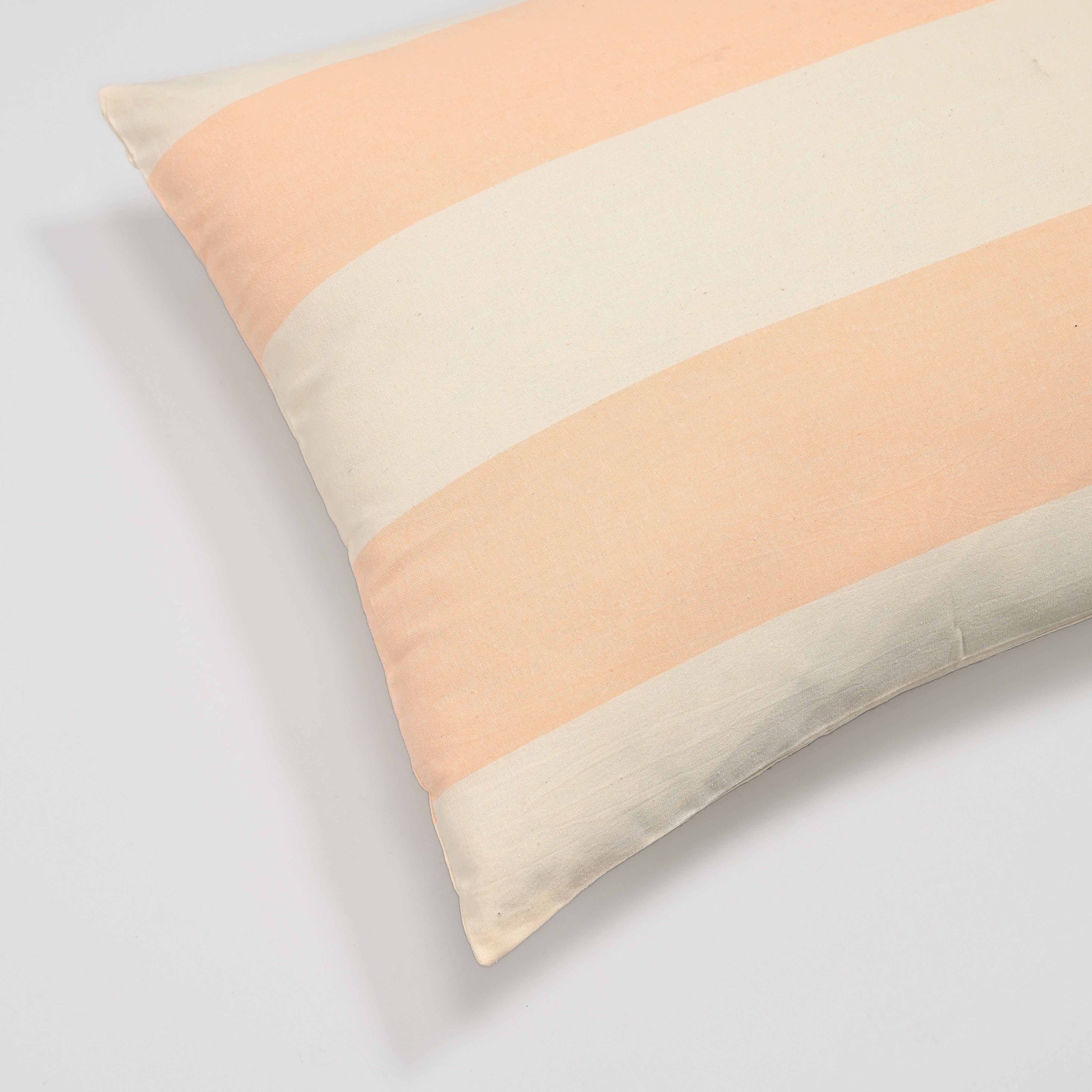 Bold Stripe Apricot Pillowcase, Set of 2