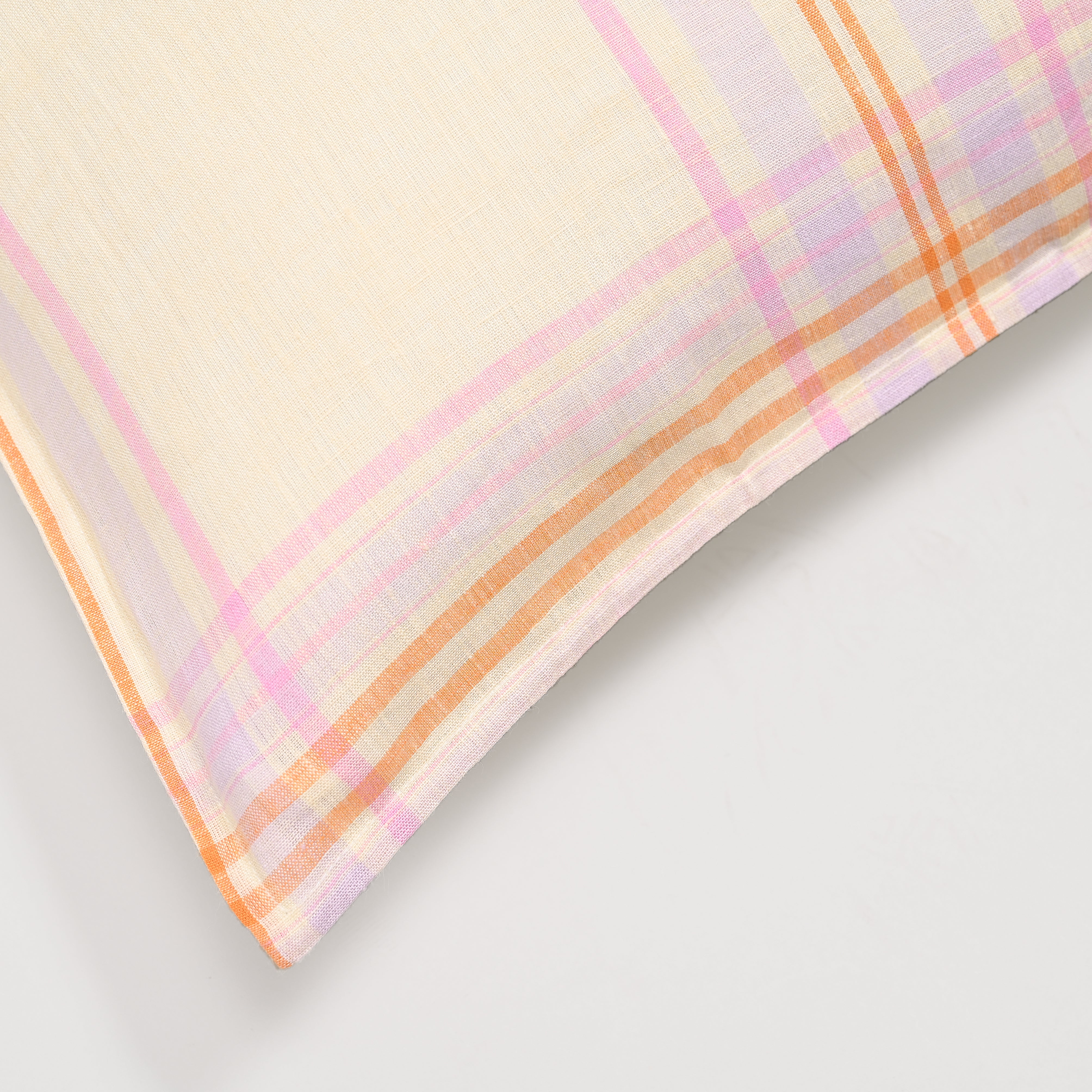 Linen Edge Blush Pillowcase, Set of 2