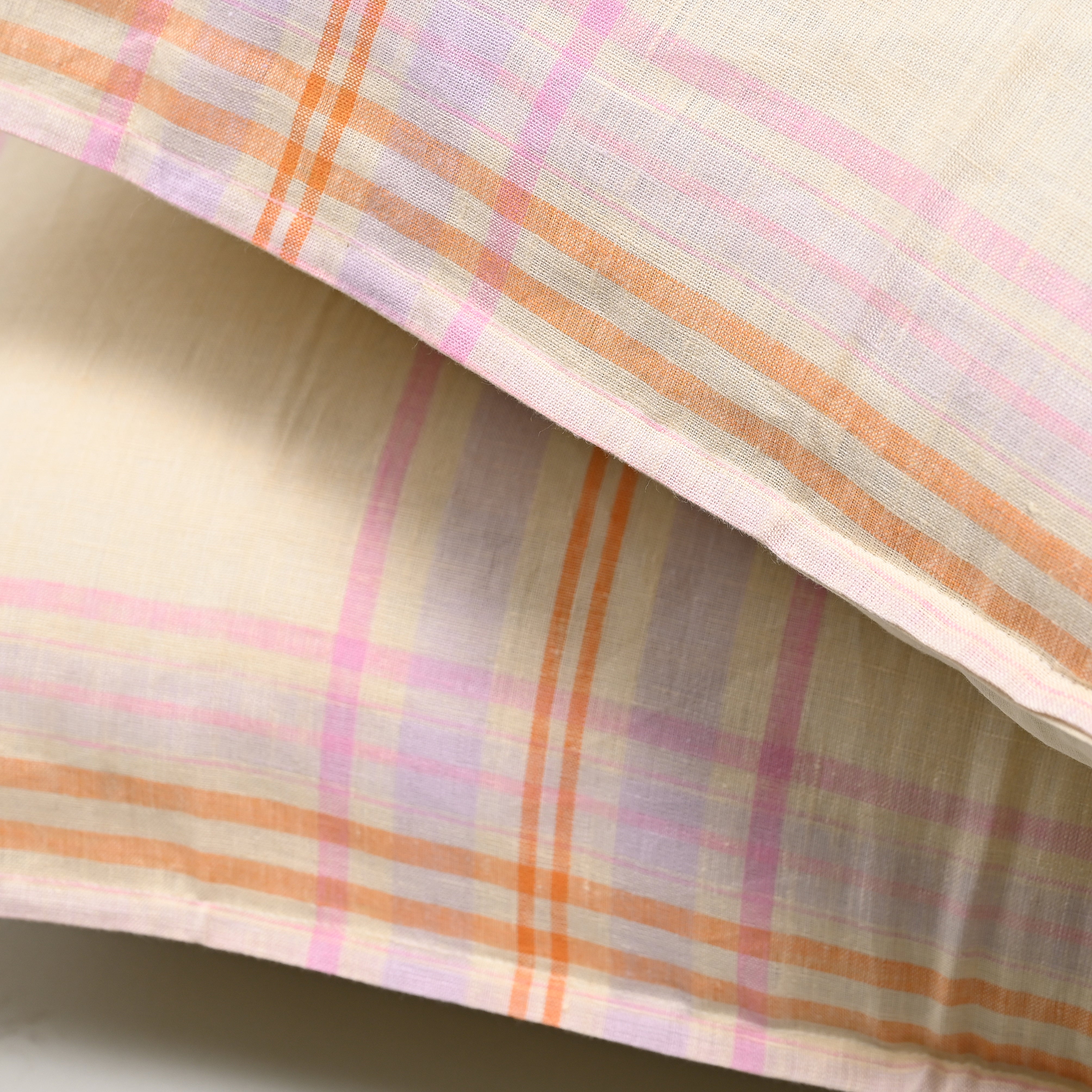 Linen Edge Blush Pillowcase, Set of 2