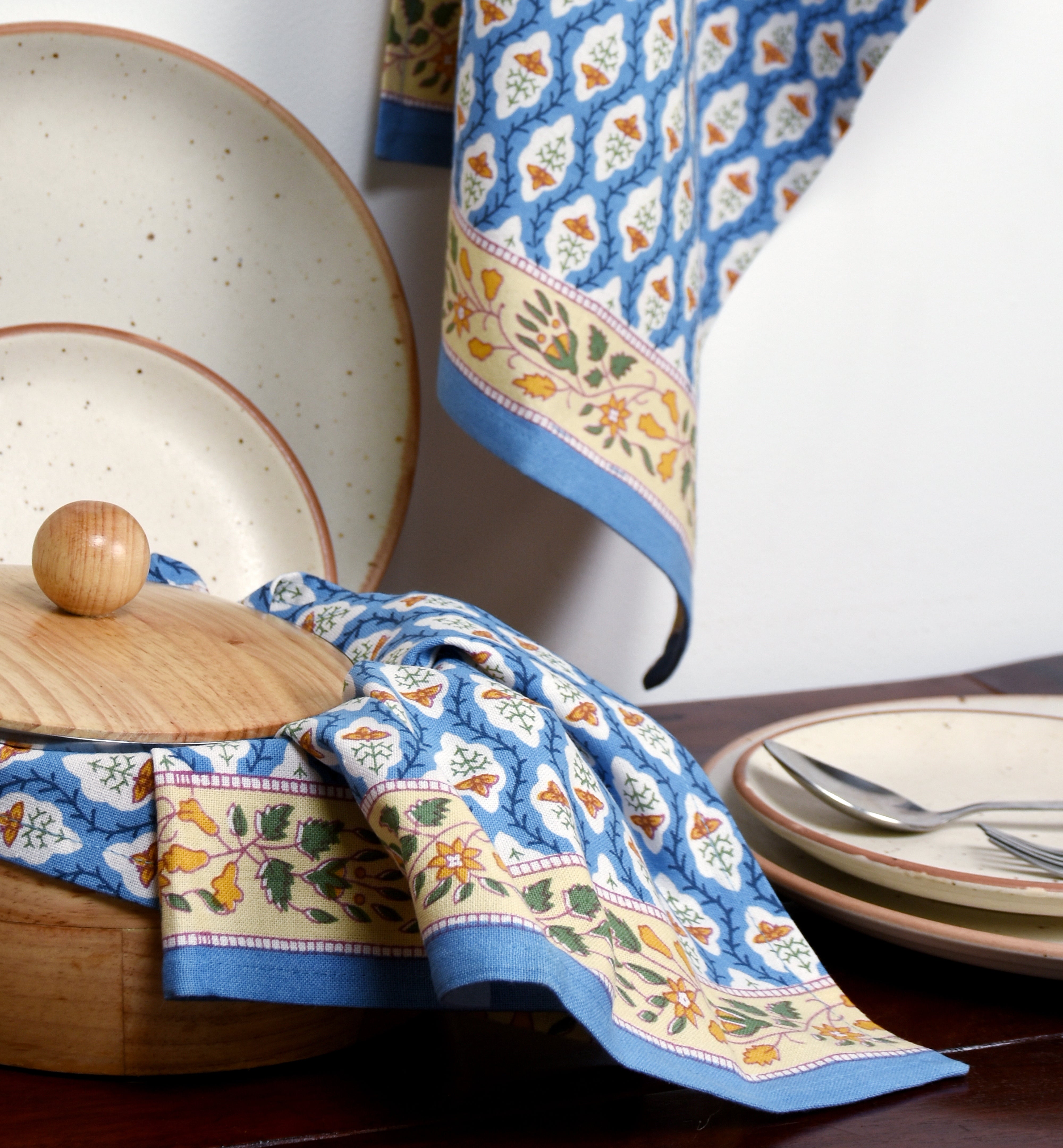 Provance Printed Kitchen Towel 2 Pc Set