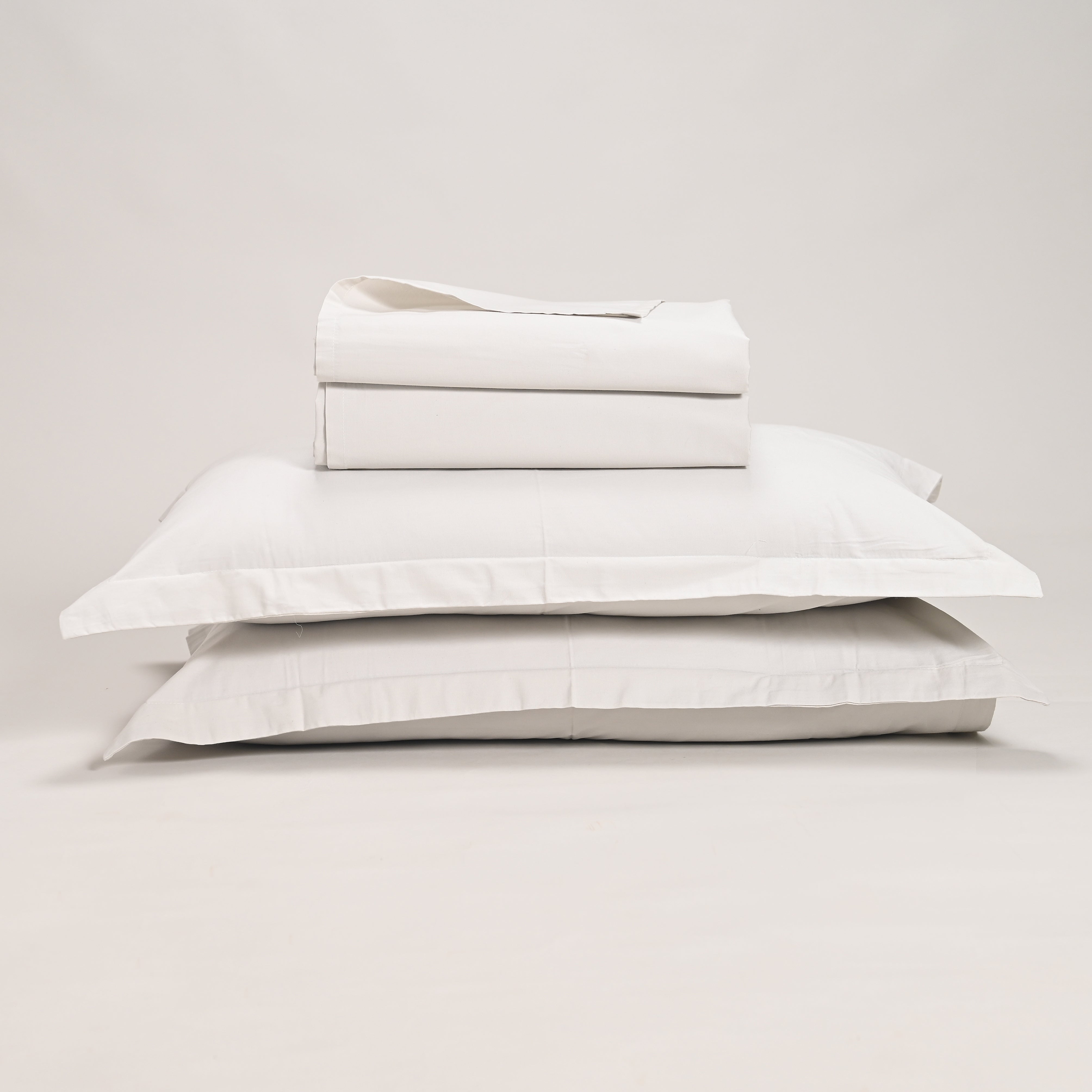 Regal Luxury Solid 300 TC Cotton Sheets - Soft, Breathable, and Durable Bedding Set