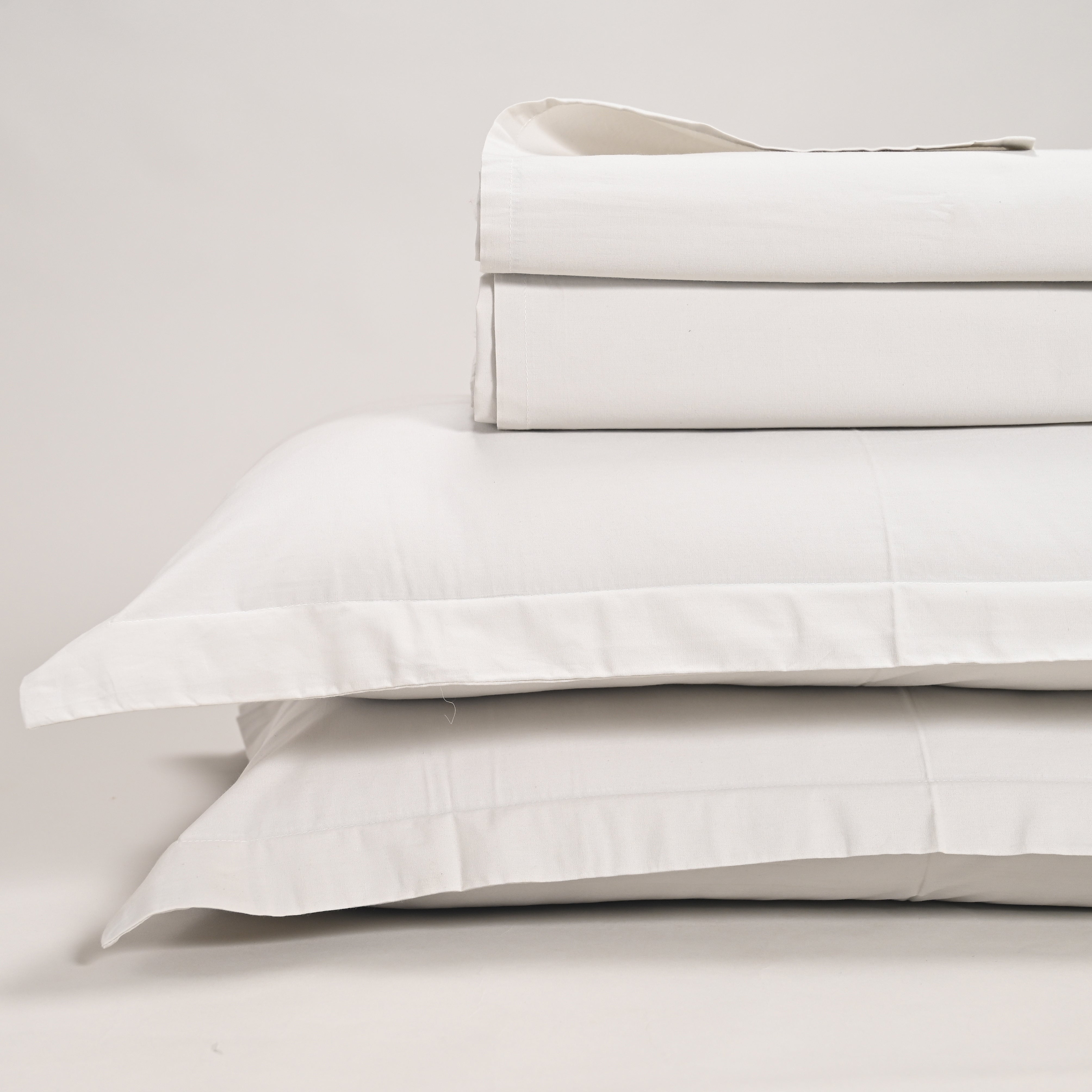 Regal Luxury Solid 300 TC Cotton Sheets - Soft, Breathable, and Durable Bedding Set