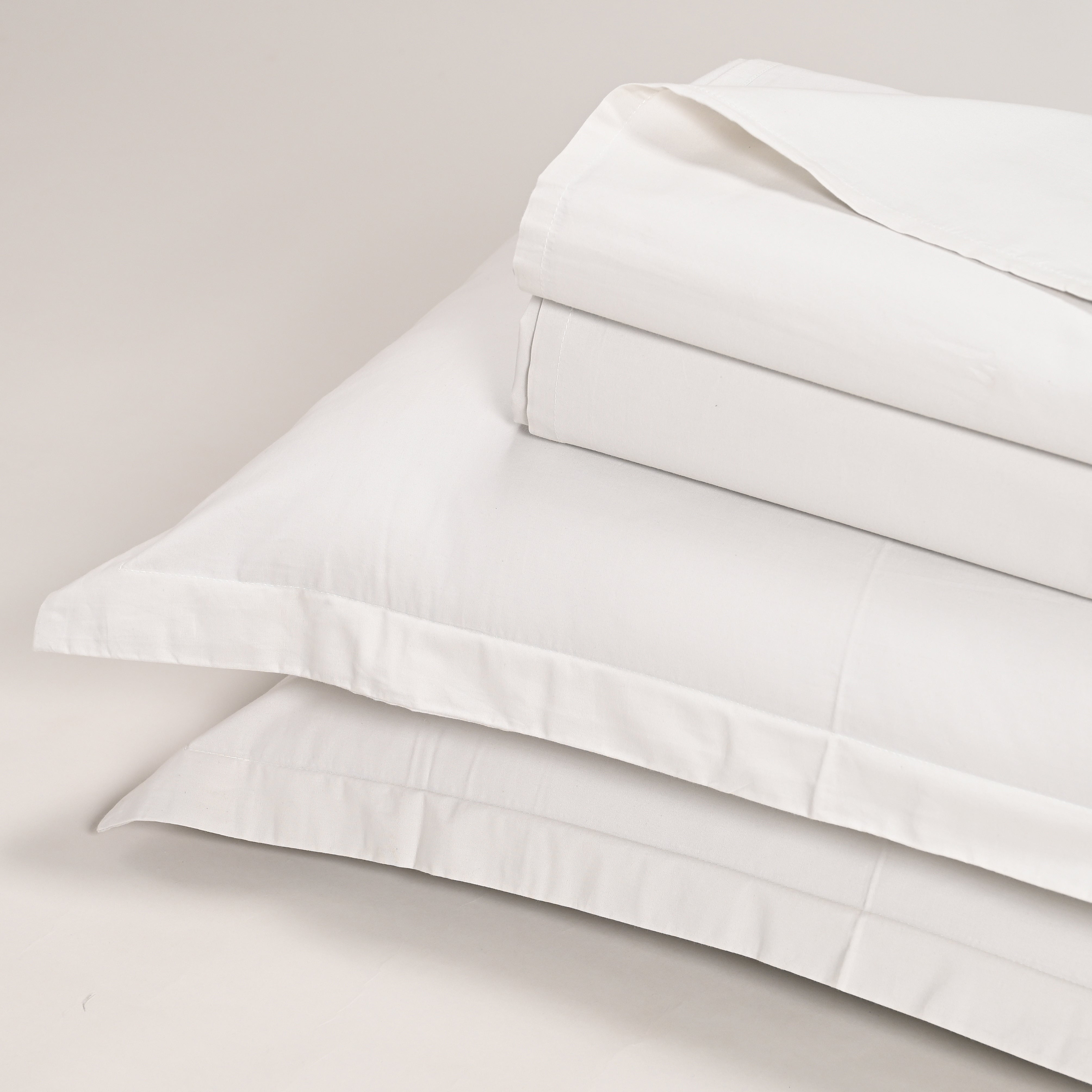 Regal Luxury Solid 300 TC Cotton Sheets - Soft, Breathable, and Durable Bedding Set