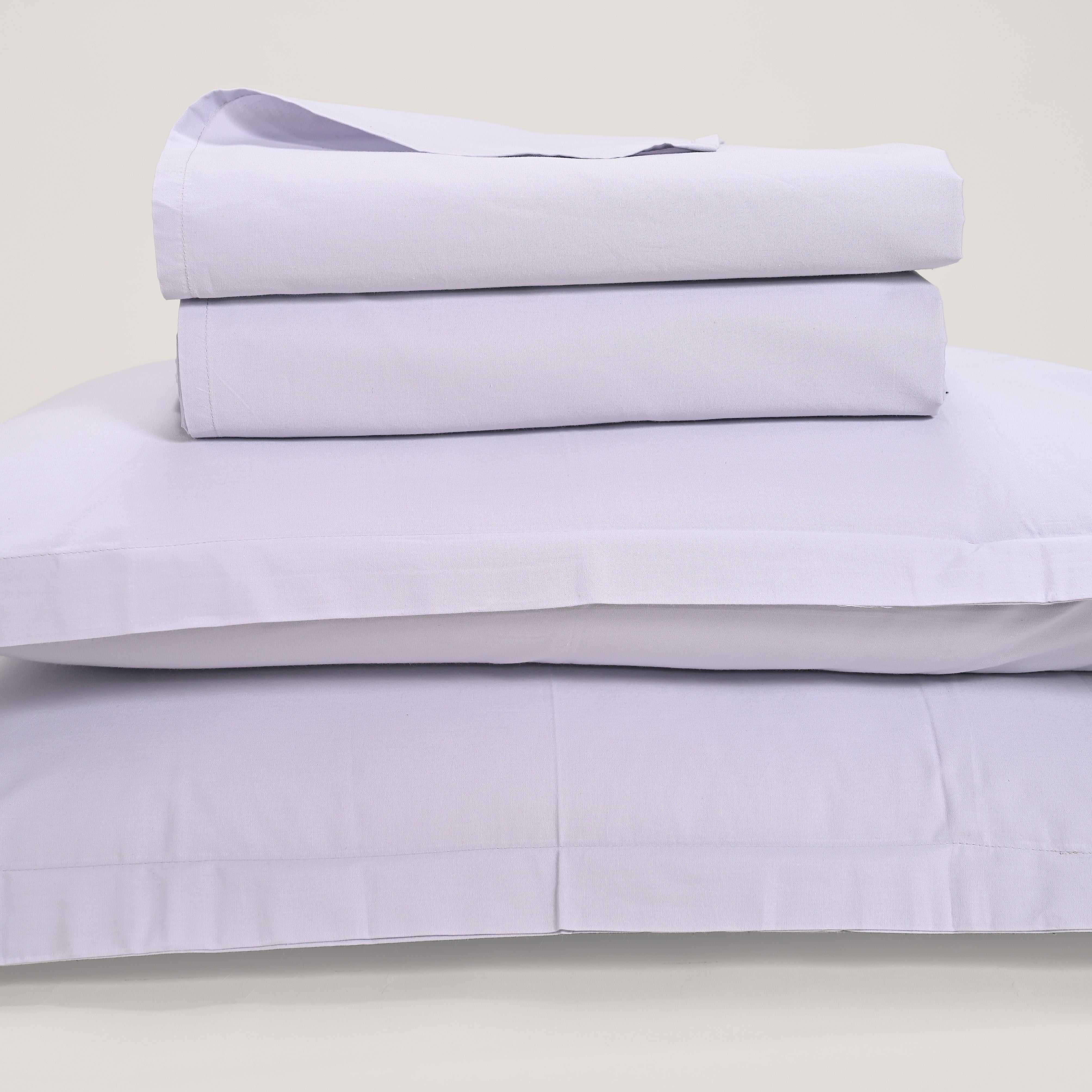 Regal Luxury Solid 300 TC Cotton Sheets - Soft, Breathable, and Durable Bedding Set