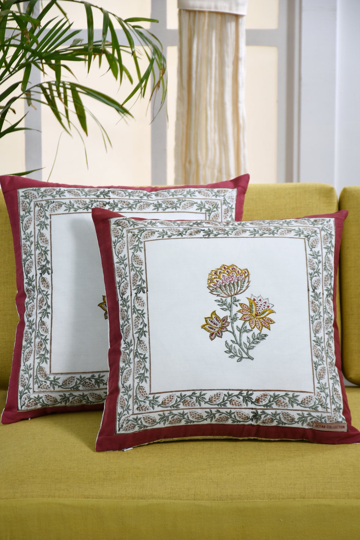 Victoria Buta Cushion Cover, Pack of 2
