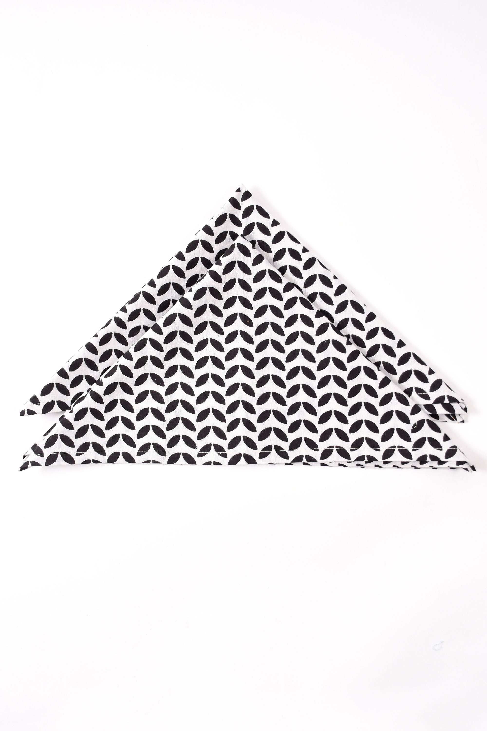 Geometric Leaves Napkin 6 Pc Set