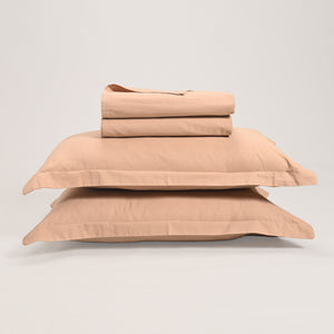 Regal Luxury Solid 300 TC Cotton Sheets - Soft, Breathable, and Durable Bedding Set