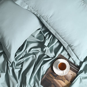Regal Luxury Solid 300 TC Cotton Sheets - Soft, Breathable, and Durable Bedding Set