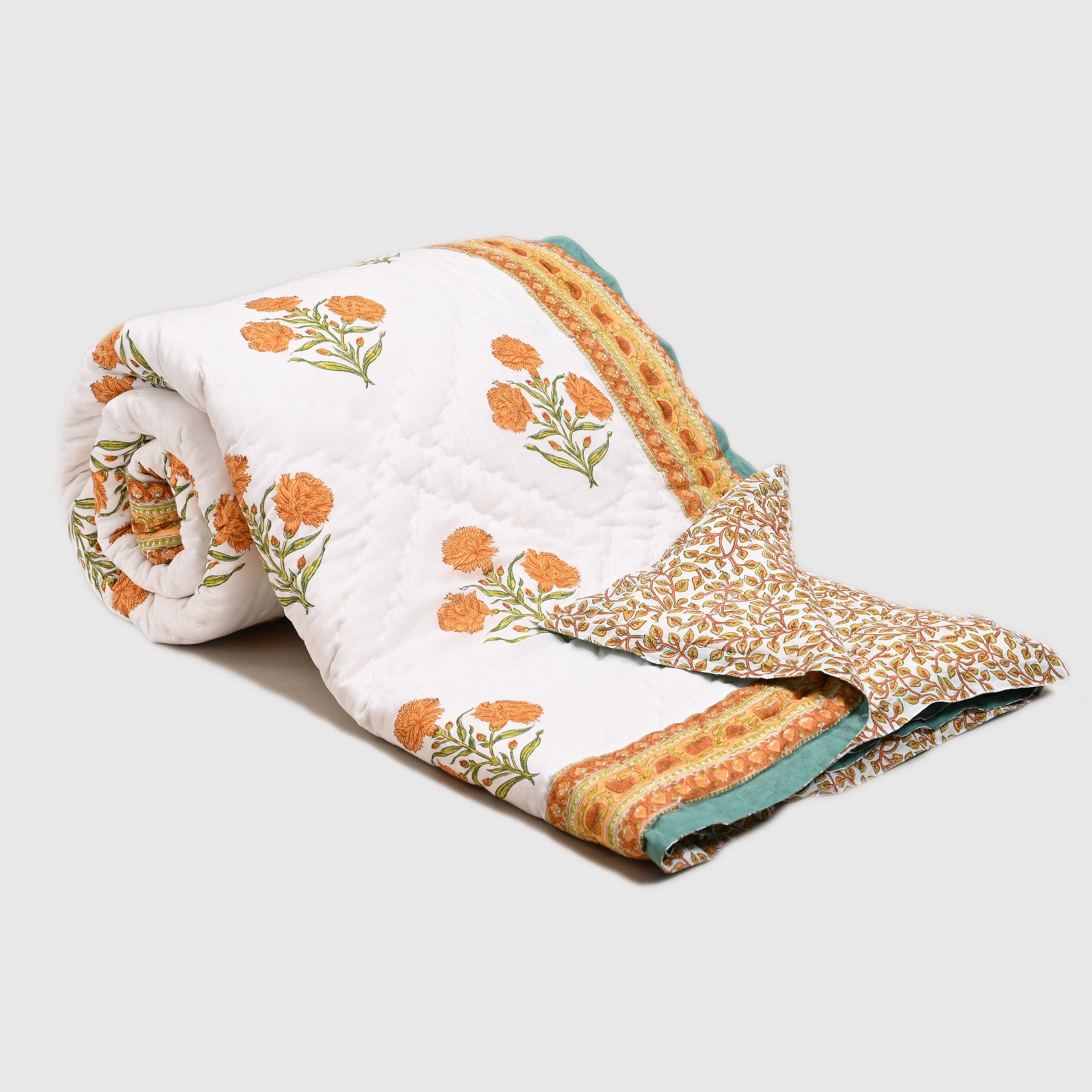 Bagh Premium Hand Made Jaipur Reversible Quilt