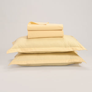 Regal Luxury Solid 300 TC Cotton Sheets - Soft, Breathable, and Durable Bedding Set