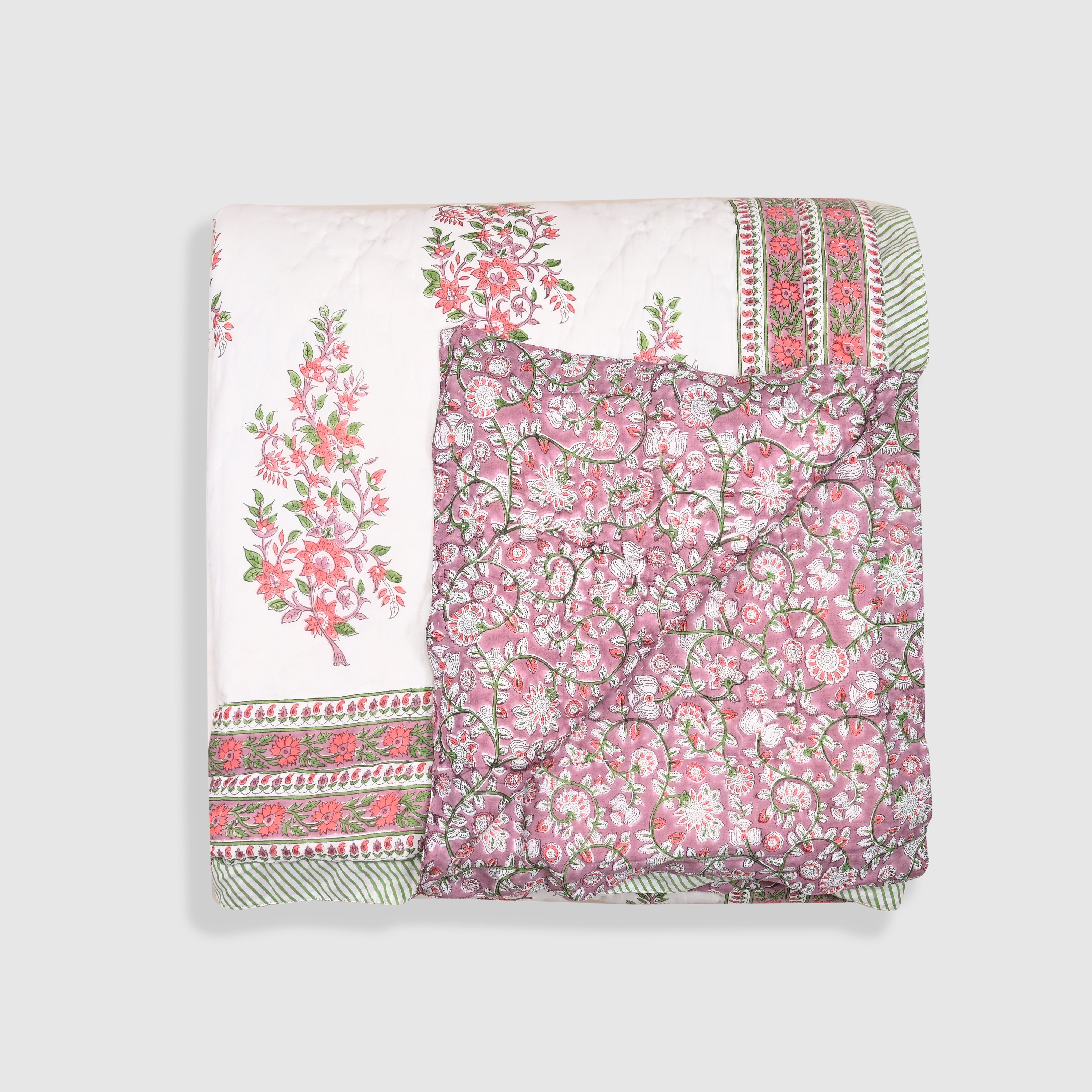 Kamala Premium Hand Made Jaipur Reversible Quilt