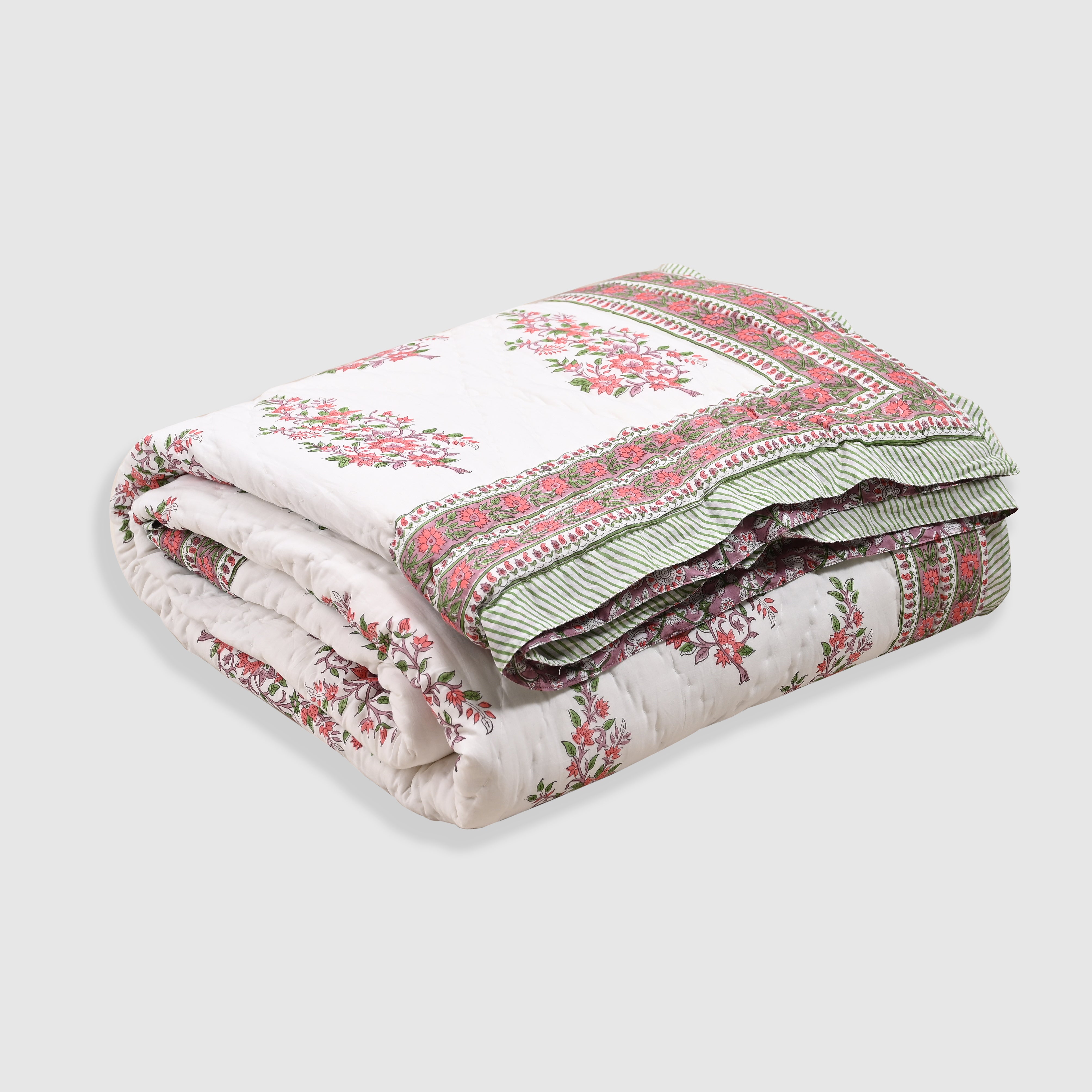 Kamala Premium Hand Made Jaipur Reversible Quilt