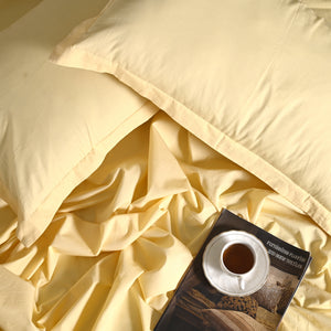 Regal Luxury Solid 300 TC Cotton Sheets - Soft, Breathable, and Durable Bedding Set