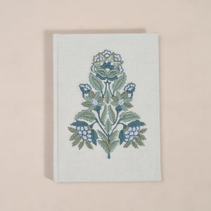 Hanami Embroidered Handmade Paper Notebook | 5 × 7 Inches