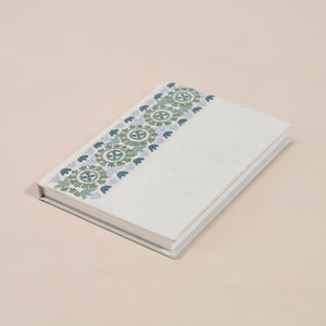 Hanami Embroidered Bale Handmade Paper Notebook | 5 × 7"