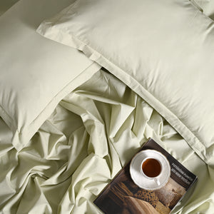 Regal Luxury Solid 300 TC Cotton Sheets - Soft, Breathable, and Durable Bedding Set