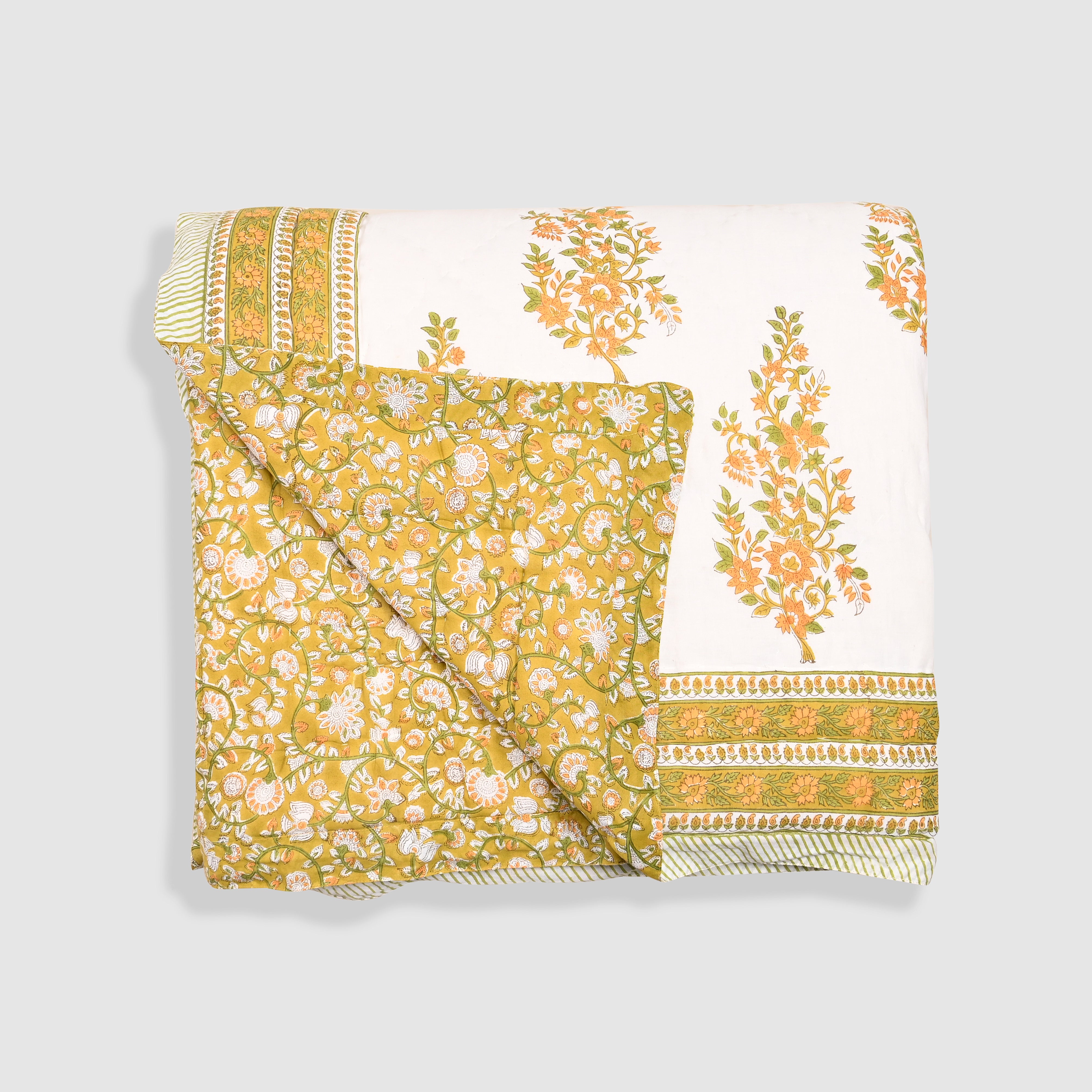 Kamala Premium Hand Made Jaipur Reversible Quilt
