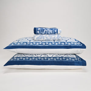 Ajrak Block Printed Bed Sheet set
