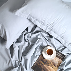 Regal Luxury Solid 300 TC Cotton Sheets - Soft, Breathable, and Durable Bedding Set