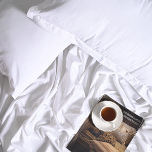 Regal Luxury Solid 300 TC Cotton Sheets - Soft, Breathable, and Durable Bedding Set