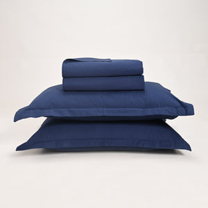 Regal Luxury Solid 300 TC Cotton Sheets - Soft, Breathable, and Durable Bedding Set