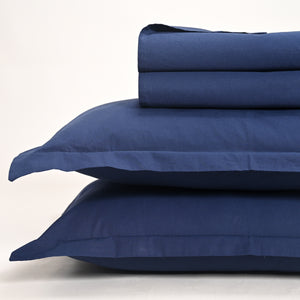 Regal Luxury Solid 300 TC Cotton Sheets - Soft, Breathable, and Durable Bedding Set