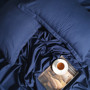 Regal Luxury Solid 300 TC Cotton Sheets - Soft, Breathable, and Durable Bedding Set