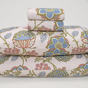 Victoria Taupe Luxury Cotton 300 TC Bedsheet