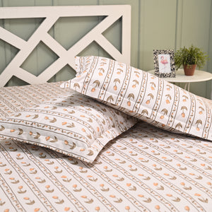 Tulip Serenade 300 TC Luxury Cotton Sheets – Premium Printed Bedsheet Set