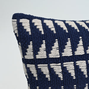 Woven Geomtric Boudoir Cushion