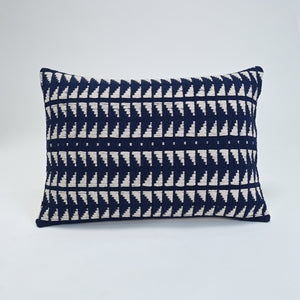 Woven Geomtric Boudoir Cushion