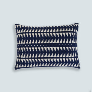 Woven Geomtric Boudoir Cushion
