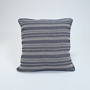 Regal Stripe Navy Cushion Cover