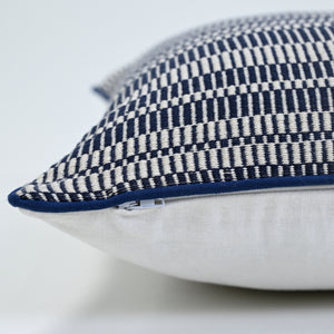 Regal Stripe Navy Cushion Cover