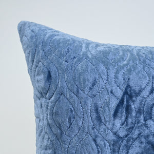 Teal Quilted Velvet Cuschion